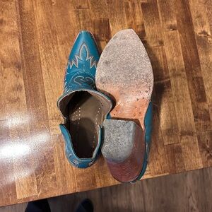 Teal Western Women Shoes ariat Dixie